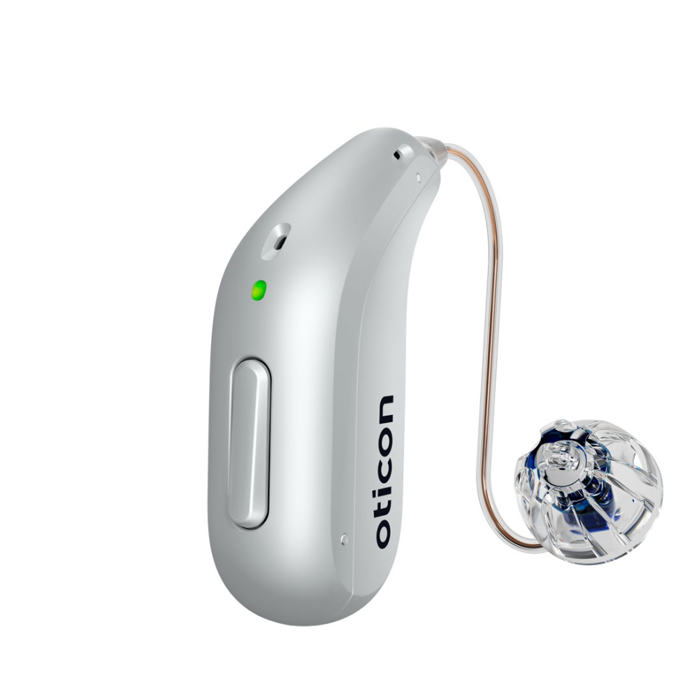 Intent 1 MiniRITE R Silver Hearing Aids