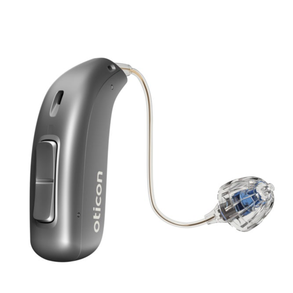More 1 MiniRITE R Steel grey Hearing Aids