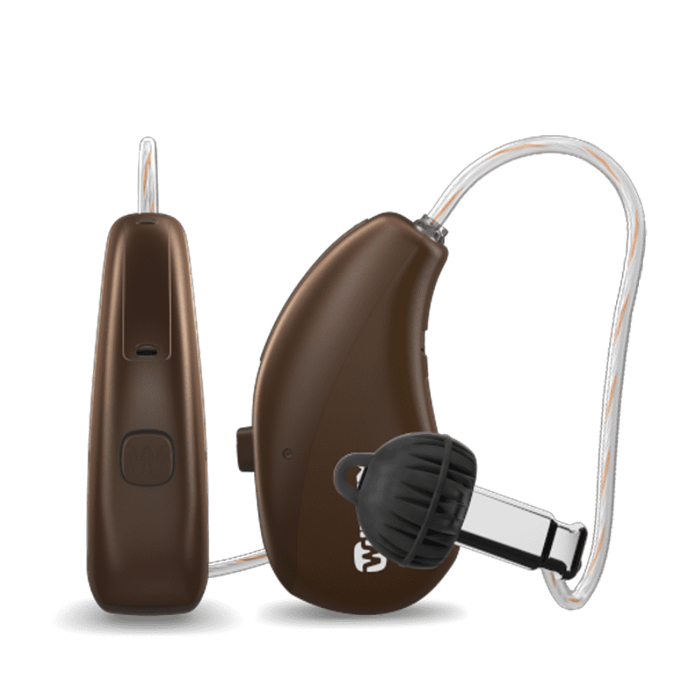 Moment Sheer 220 sRIC R D Dark cherry Hearing Aids