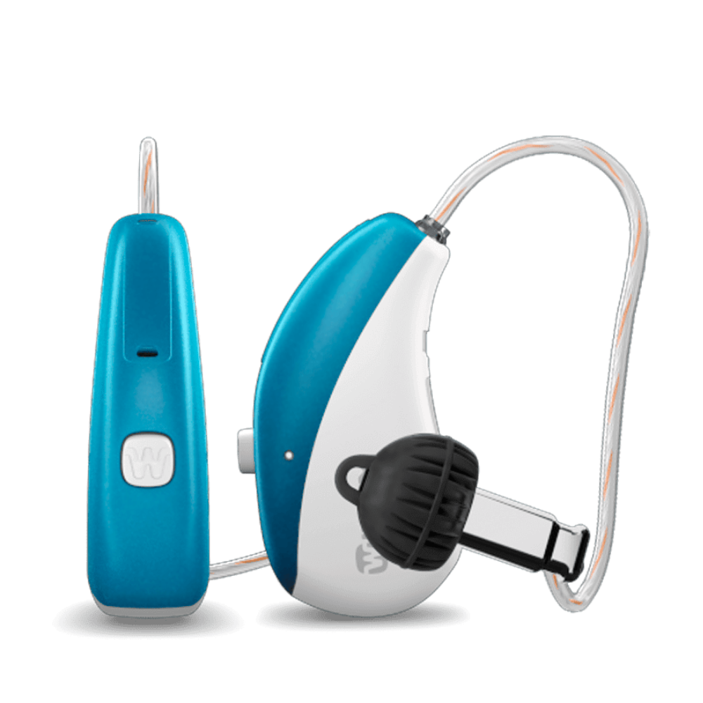 Moment Sheer 330 sRIC R D Mediterranean turquoise Hearing Aids