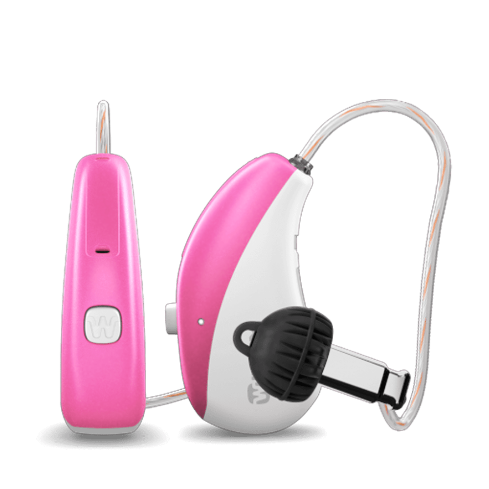 Moment Sheer 330 sRIC R D Shocking pink Hearing Aids