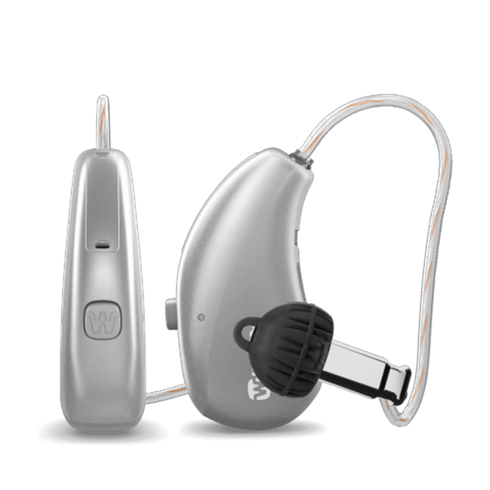 Moment Sheer 220 sRIC R D Silver grey Hearing Aids