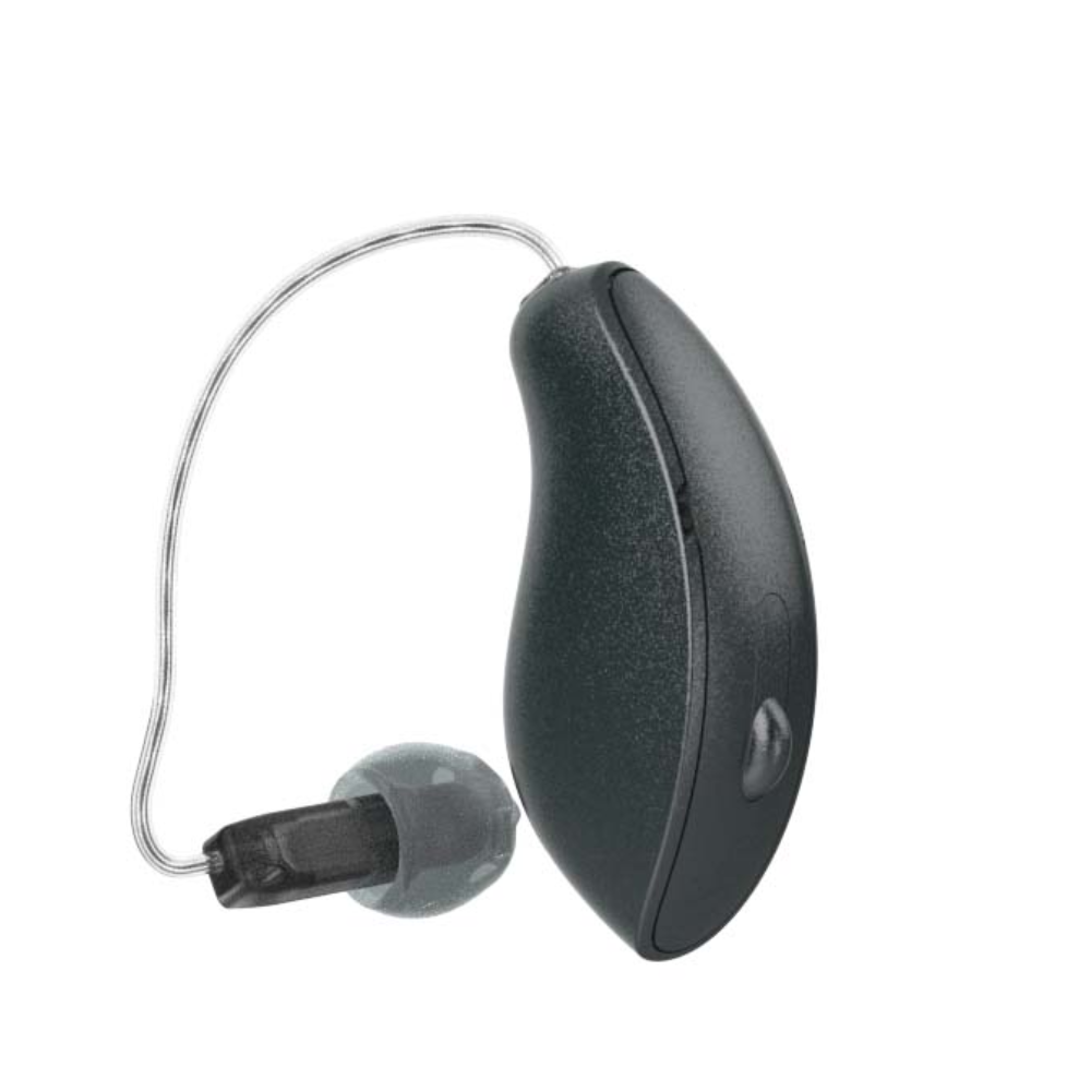 Genesis AI 20 mRIC R Graphite gray Hearing Aids