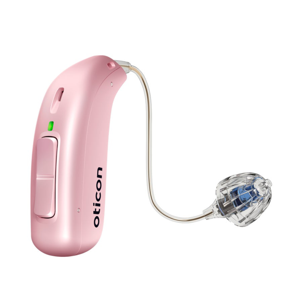 REAL 3 miniRITE R Hear pink Hearing Aids