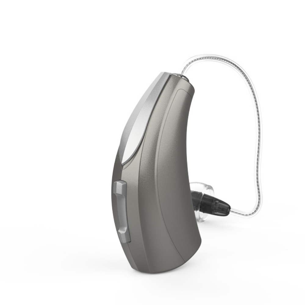 Evolv AI 1200 RIC 312 Dark gray Hearing Aids