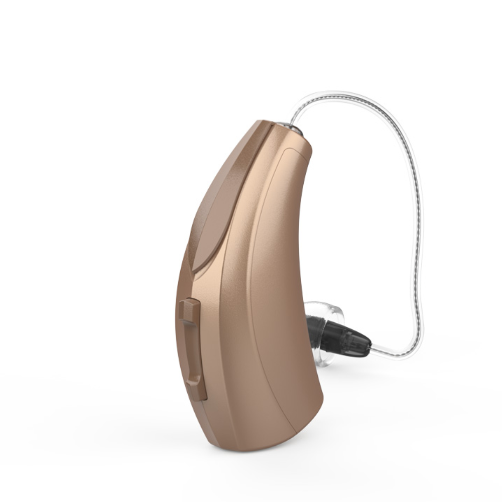 Evolv AI 2000 RIC R Champagne Hearing Aids