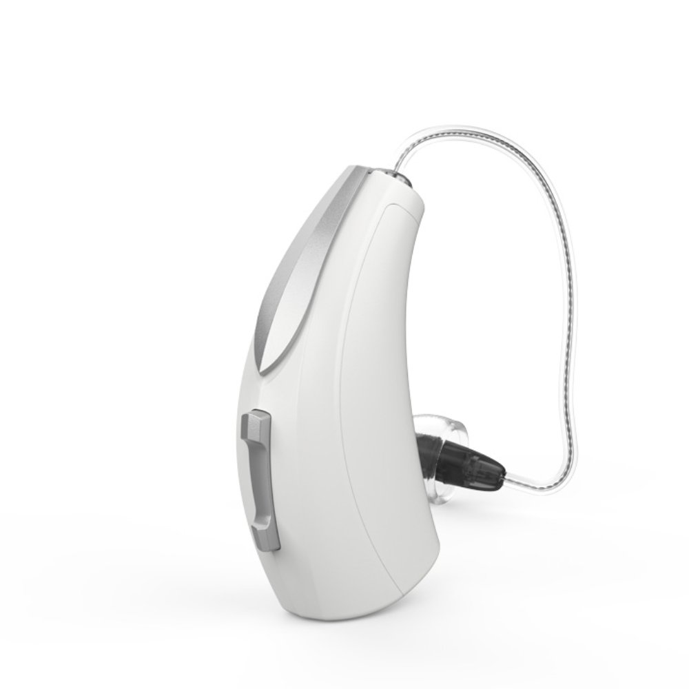 Evolv AI 1200 RIC 312 White Hearing Aids