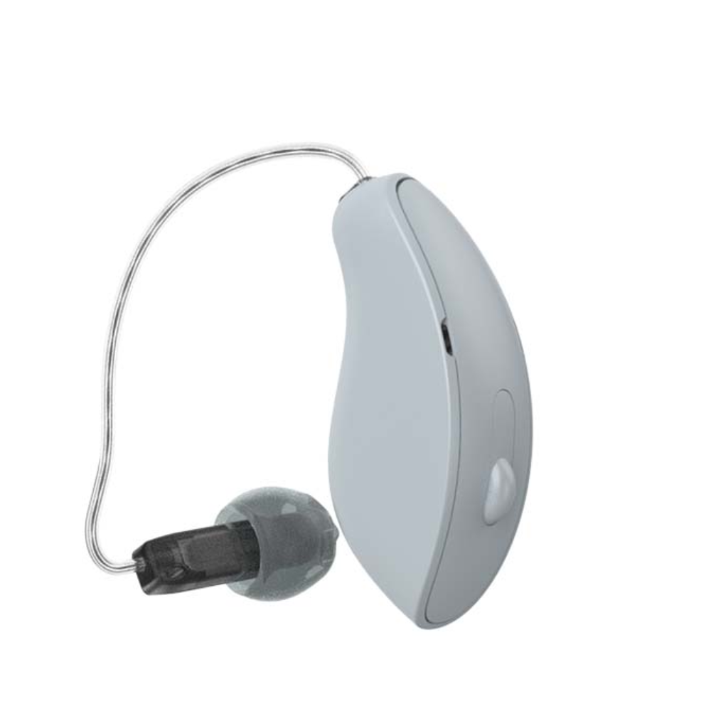 Genesis AI 16 mRIC R White Hearing aids