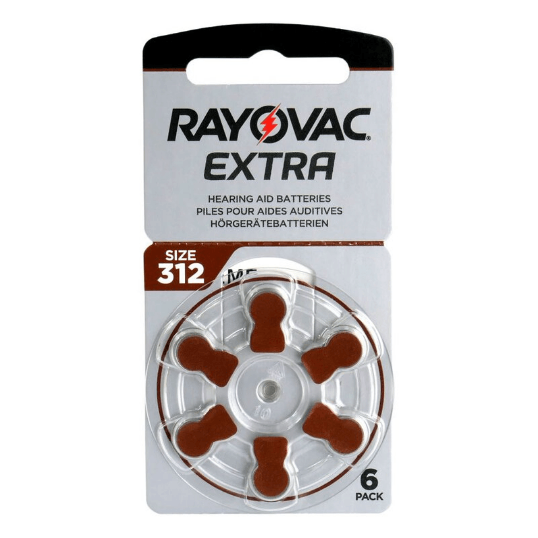 Hearing Aid Batteries (60 batteries) 312 Piles