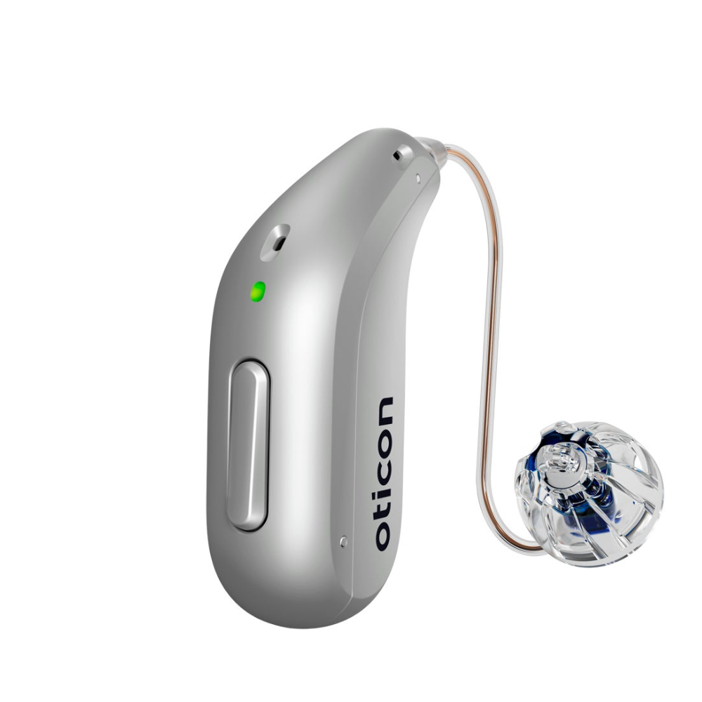 Intent 1 MiniRITE R Silver grey Hearing Aids