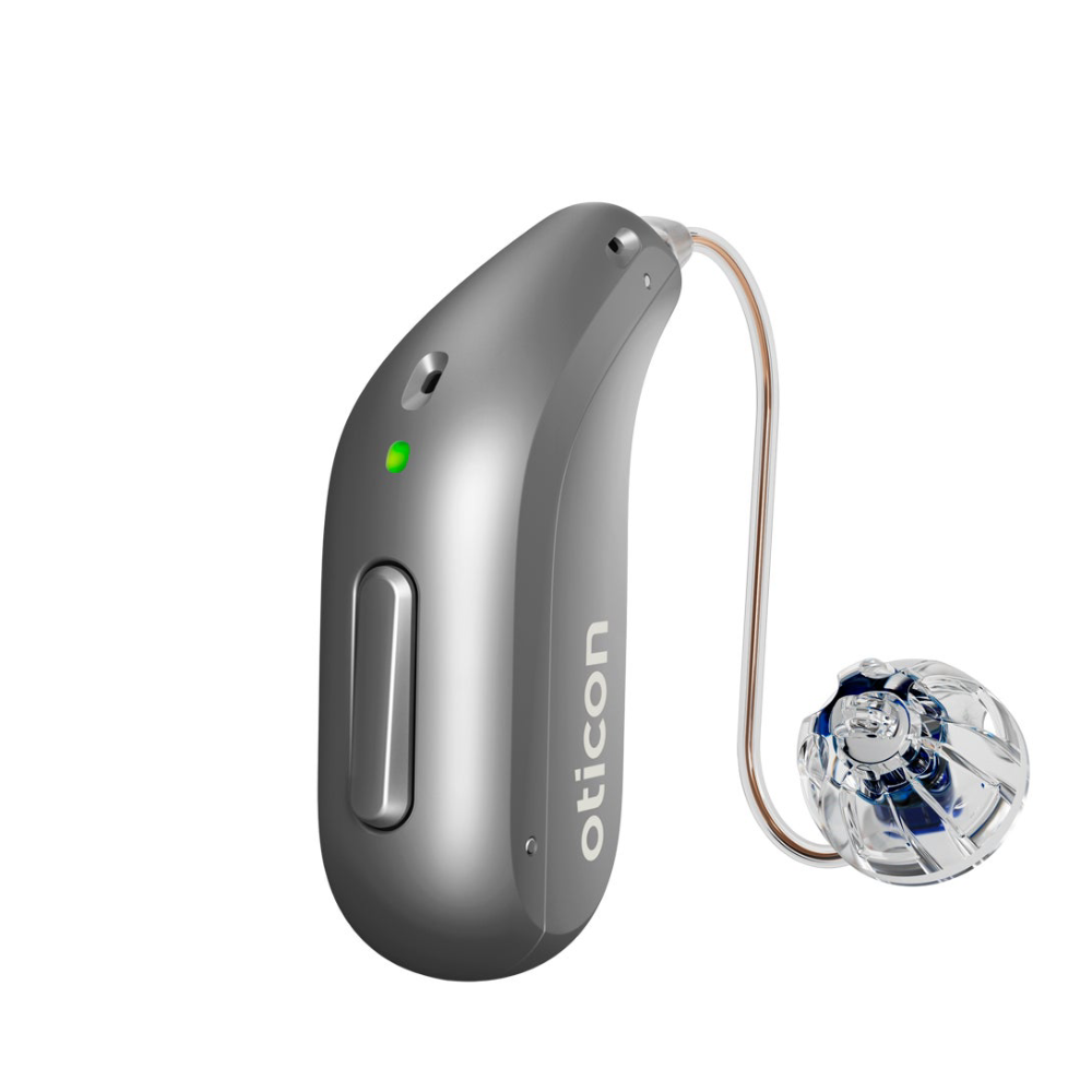 Intent 1 MiniRITE R Steel grey Hearing Aids